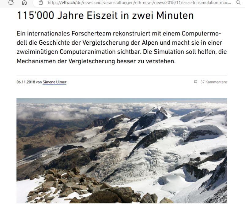 ETHZ Eiszeit