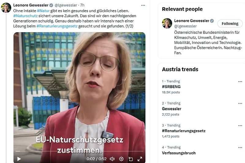 Gewessler Verfassungsbruch 2024 05 16