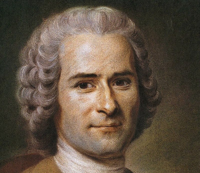 Jean Jacques Rousseau Pastell