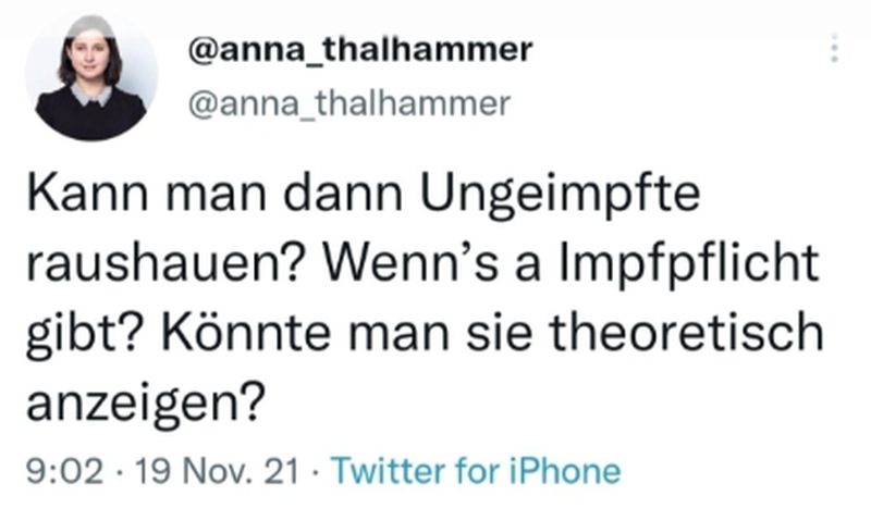 Thalhammer Impfpflicht