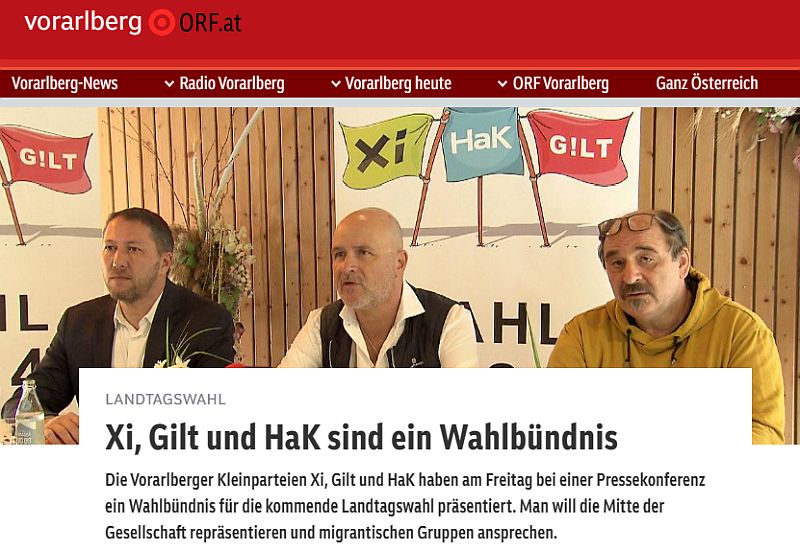 Vorarlberg Wahlbündnis